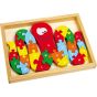 Puzzle de Madera de Encaje ABC Pulpo