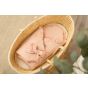 Saco para envolver Bebés con forma de Cono, tejido Muselina Rosa Empolvado 90 x 90 cm
