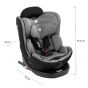 Silla de coche I Safe 40-150 cm I-Size Kikkaboo