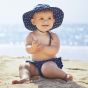 Sombrero Protección Bebé y Niña de lunares
