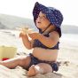 Sombrero Protección Bebé y Niña de lunares