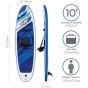 Tabla Paddle Surf Hinchable Bestway Hydro-Force Oceana Convertible 305x84x12 cm