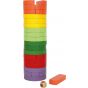 Torre de madera Redonda y colorida - Juguete infantil 