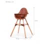 Trona Evolutiva Evolu Color Terracota - Natural de Childhome 