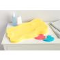 Cojín antideslizante de espuma para Bañar al bebé color amarillo