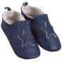 Zapatos de Piel para Bebé en color Azul