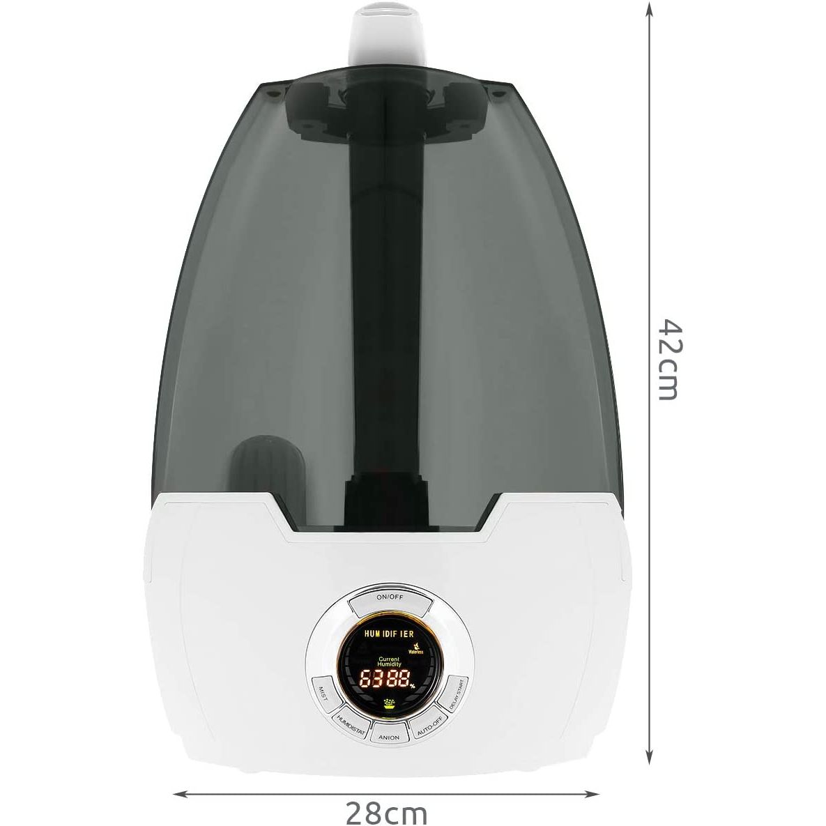 Humidificador 5,8 l, eficiente, silencioso con difusión de fragancias - UNO  DE LOS MEJORES MODELOS DEL MERCADO - Shopmami