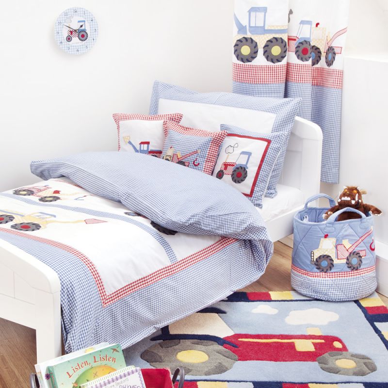 Reloj de Pared para Dormitorio Infantil Maquinaria - Shopmami