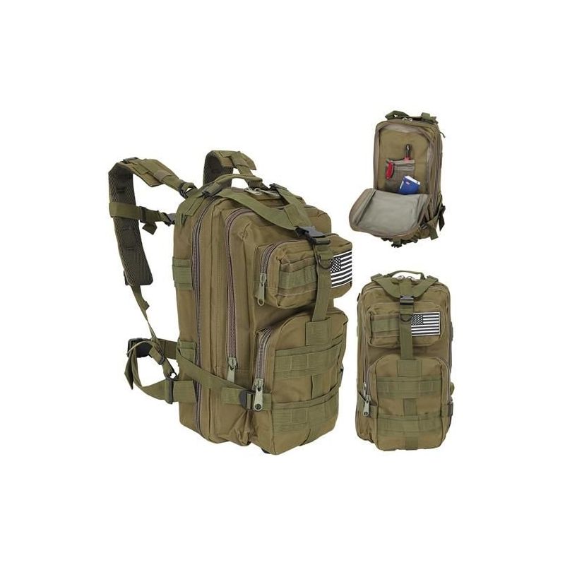 Mochila Backpack Militar 30 Litros Tactica Verde D3016