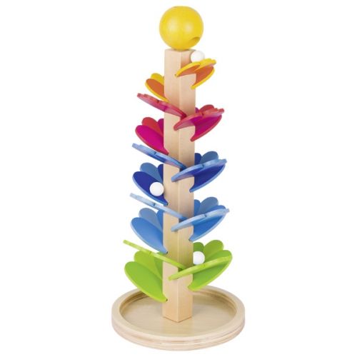 Juego de caninas: pagoda de sonidos colorido de madera, de Goki