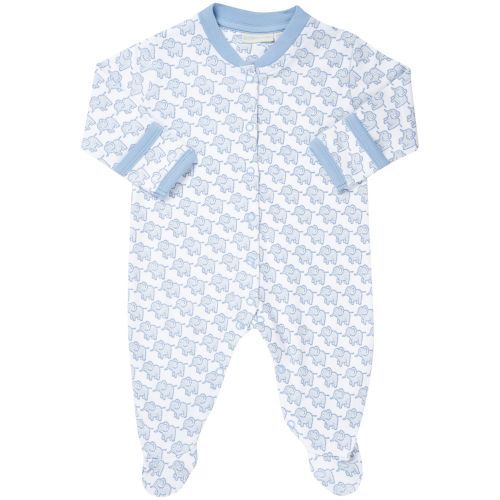Pijama Bebé Elefantes Azules