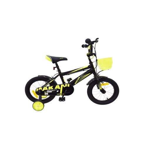 Bicicleta Infantil de 12 pulgadas Makani Diablo Negro-Amarillo