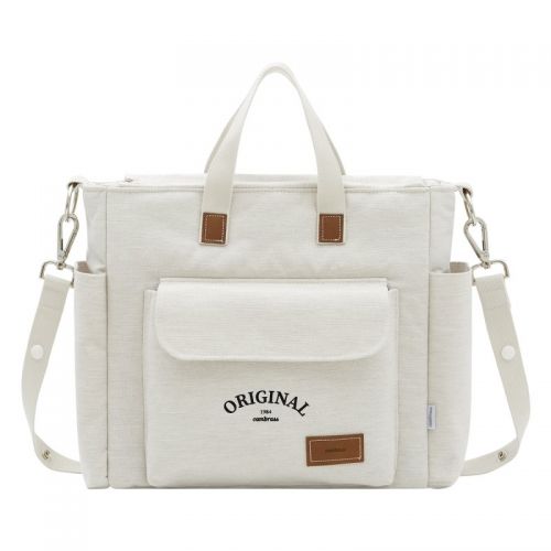 BOLSO MATERNAL PACK NATURA BEIGE 16x43x37 CM