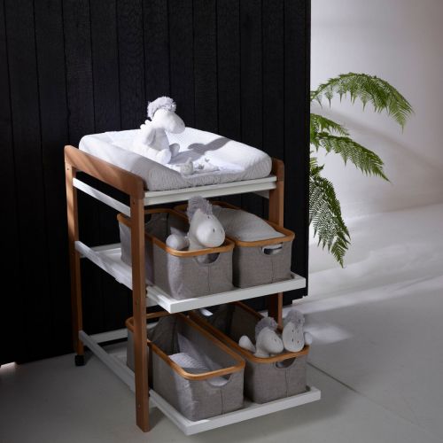 Mueble Cambiador Quax Comfort - Blanco/Natural