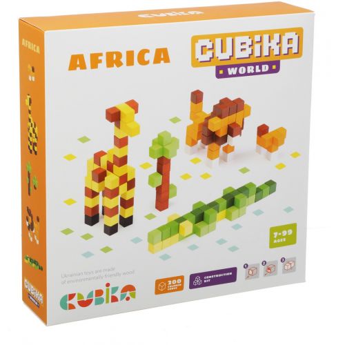Set de bloques de construcción África , Cubika