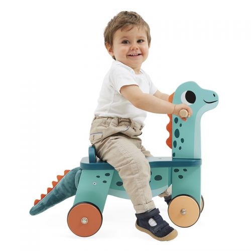 Correpasillos Portosaurus de madera FSCTM para niños a partir de 12 meses