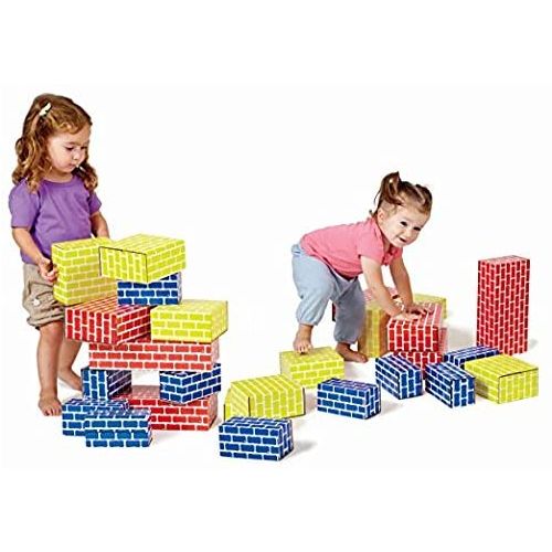 Edushape, bloques de cartón , 52 piezas