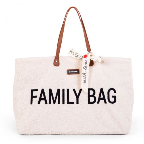 Bolso Family Bag Osito en Color Crudo de Childhome - REBAJAS -