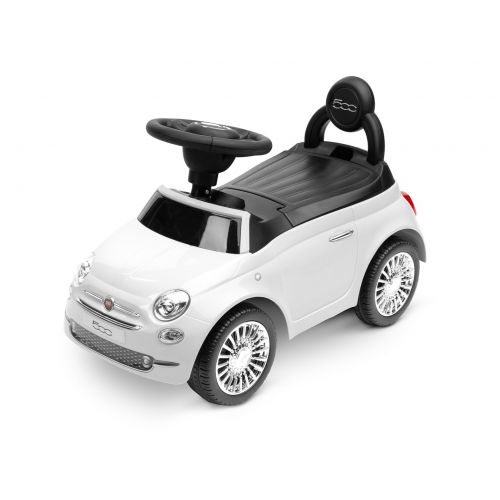 Correpasillos Coche de juguete para niños Fiat 500 de Toyz Color blanco