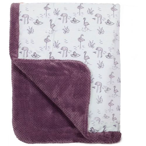 Manta para moisés y cochecito Mauve Snoozebaby 2 tog , 75 x 100 cm