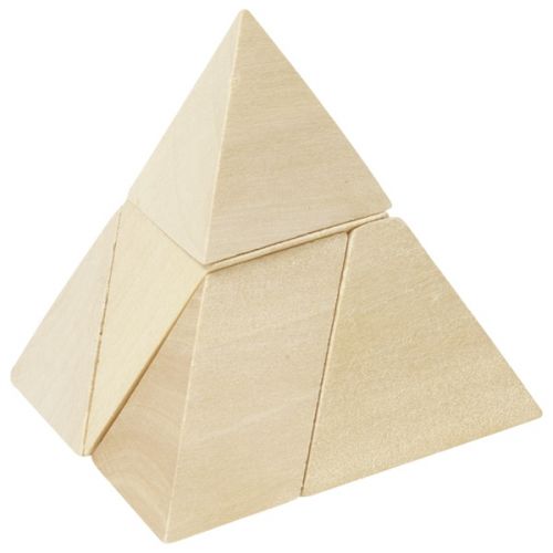 La Pirámide, puzzle de madera