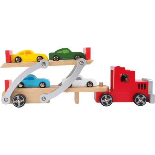 Vehículo de Transporte de madera - Legler - 6 piezas