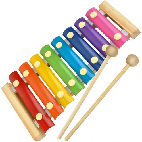 Xilófono de Colores para niños - Madera + 2 mazos