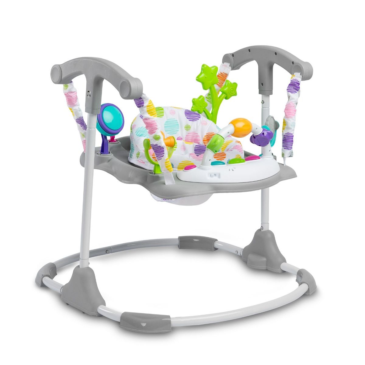 Saltador para Bebé Cosmo Gris de Toyz Activity - Shopmami