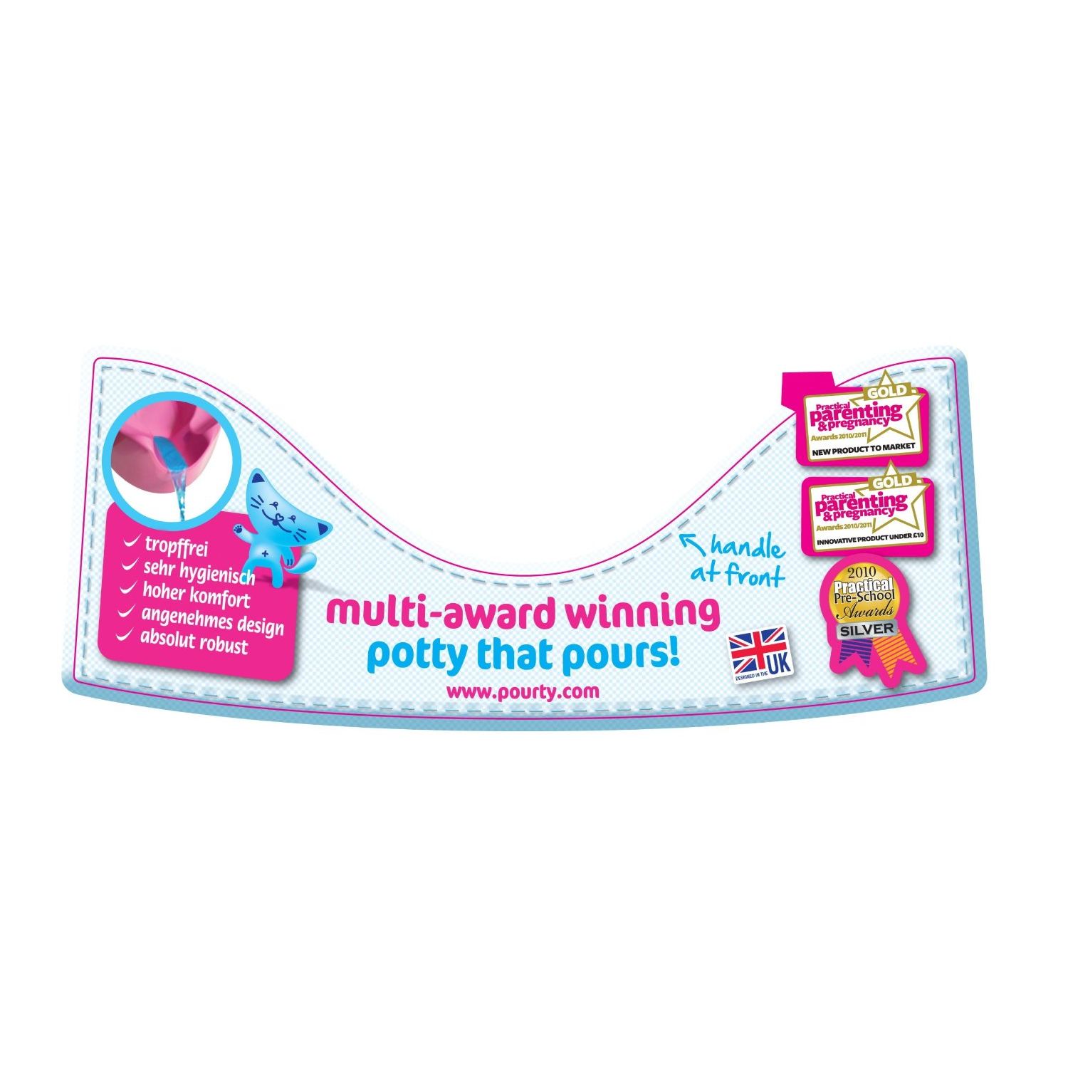 Comprar Molto Orinal Infantil Potty Color Rosa a precio de oferta